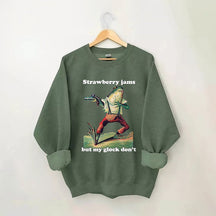 Confitures de fraises mais mon Glock ne sweat-shirt
