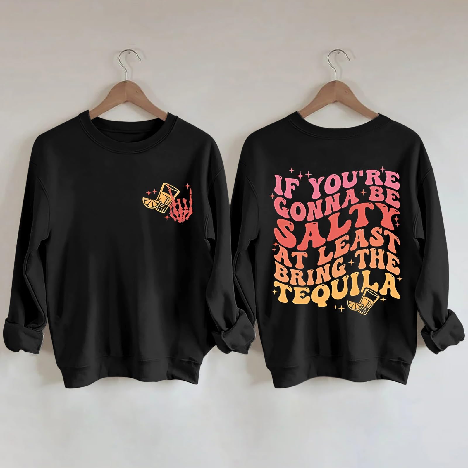 Si tu vas être Etter, sweat-shirt imprimé