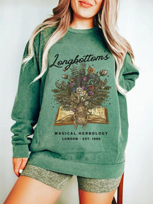 Vintage Crewneck Dark Botanical Mandrake Sweatshirt