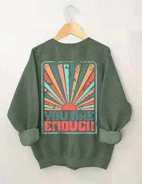 Sunkissed Vous êtes assez sweat-shirt