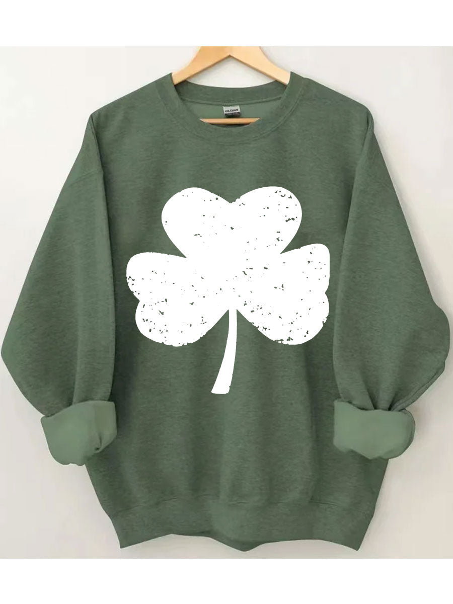 Sweat-shirt Shamrock de la Saint-Patrick