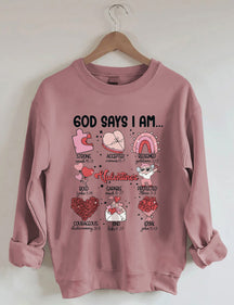 Trendiges Sweatshirt mit Buchstaben-Print