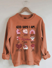 Trendiges Sweatshirt mit Buchstaben-Print