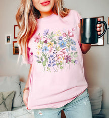 Flower Shirt Gift For Her Wild Flower Shirt