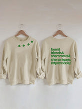 Sweat-shirt imprimé Lucky Shamrocks de la Saint-Patrick