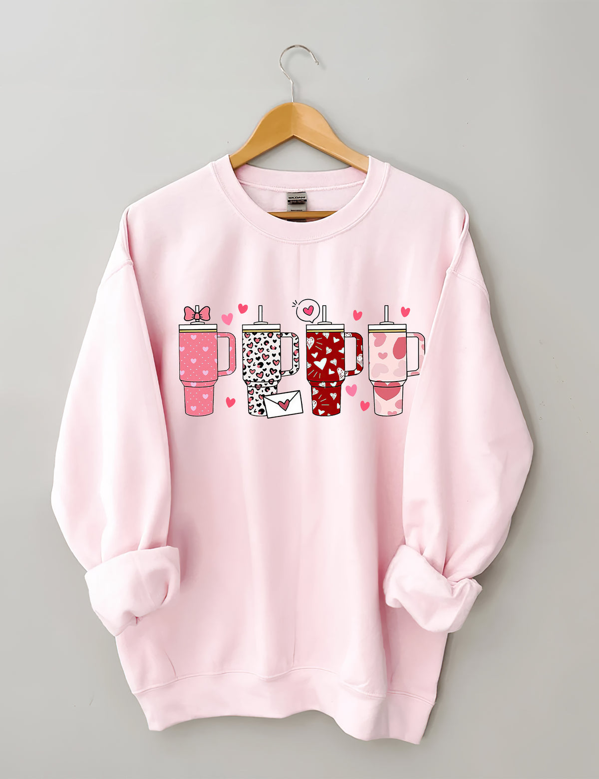 Retro Obsessive Cup Disorder Valentinstag Sweatshirt