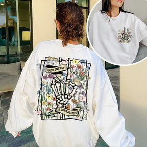 Retro Skeleton Wildflower Sweatshirt
