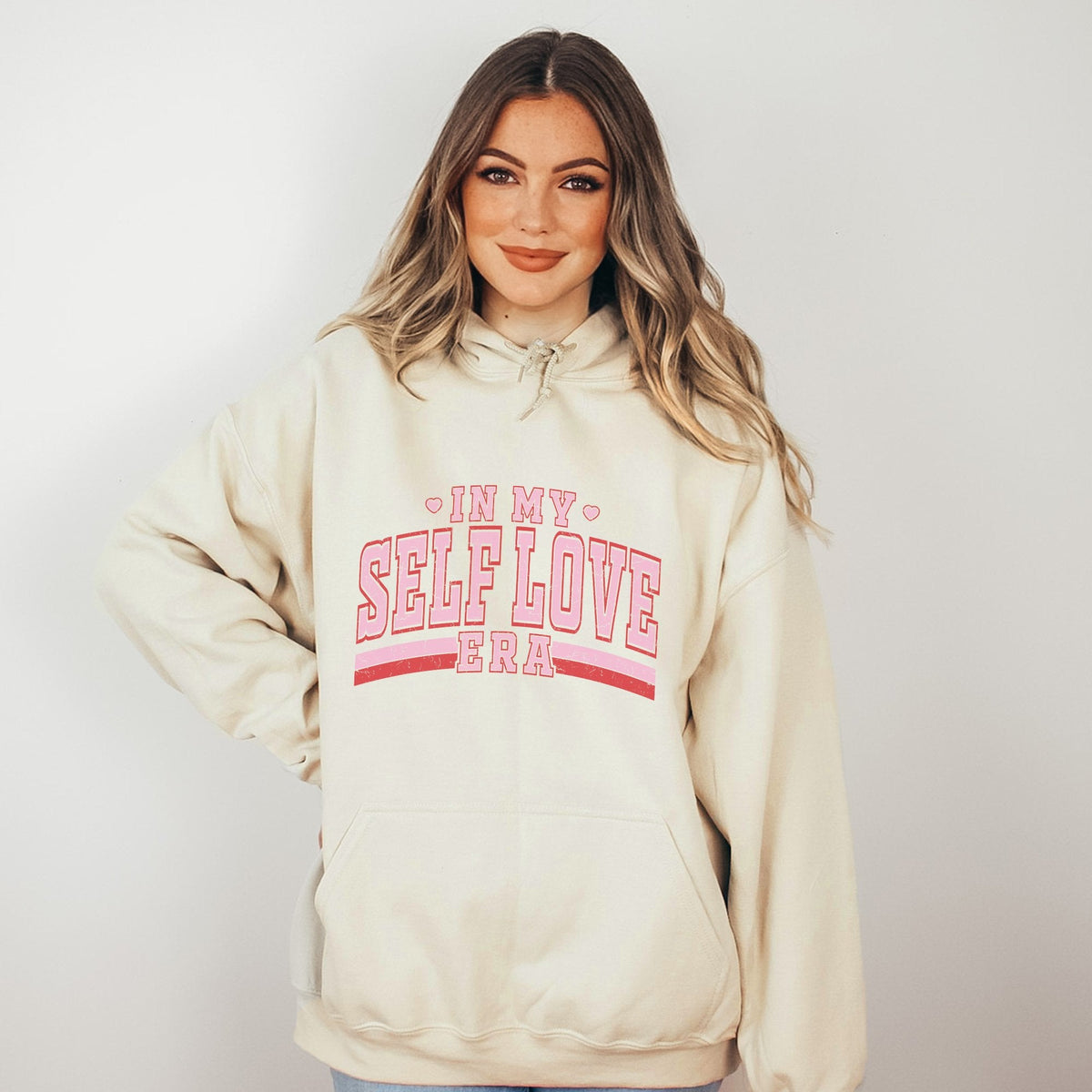 In My Self Era Valentines Graphic Hoodie