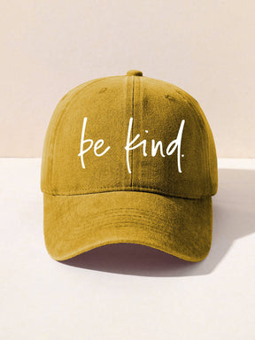 Unisex Women's Men's Suicide Prevention Awareness Be Kind Print Hats