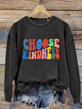 Choose Kindness Casual  Sweatshirt