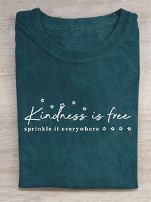 Kindness Is Free Creative Design T-shirt