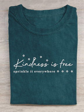 Kindness Is Free Creative Design T-shirt